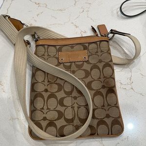 Coach brown crossbody